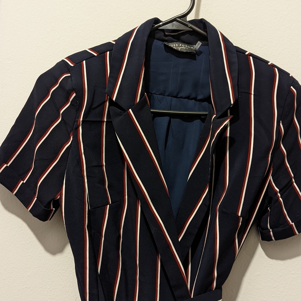 Navy Romper